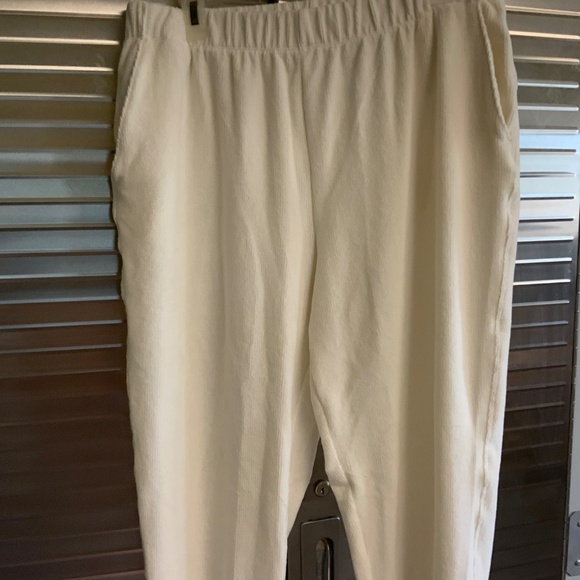 Land End knit high rise corduroy pants - Picture 3 of 4